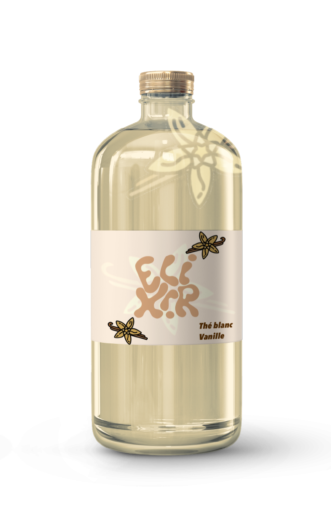 Packaging de la boisson relaxante saveur vanille et thé blanc 