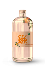 Packaging de la boisson relaxante saveur fleur d'oranger et pomme verte